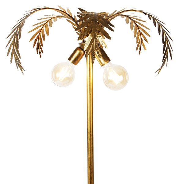 Inteligentná stojaca lampa zlatá 156 cm vrátane 2 Wifi G95 - Botanica
