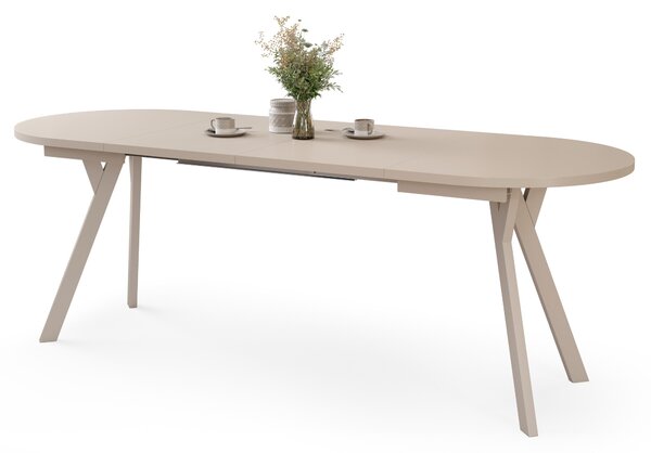 ALMO Kašmír / kašmírové nohy - OVÁLNY ROZKLADACÍ STÔL 120-220 cm PRE 10-12 OSÔB