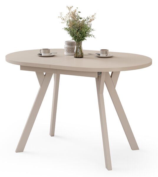 ALMO Kašmír / kašmírové nohy - OVÁLNY ROZKLADACÍ STÔL 120-220 cm PRE 10-12 OSÔB