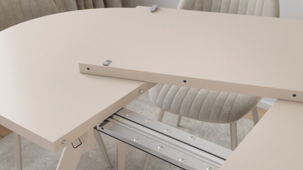 ALMO Kašmír / kašmírové nohy - OVÁLNY ROZKLADACÍ STÔL 120-220 cm PRE 10-12 OSÔB