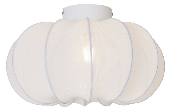Japandi stropné svietidlo biele 37 cm - Plu Asyesha
