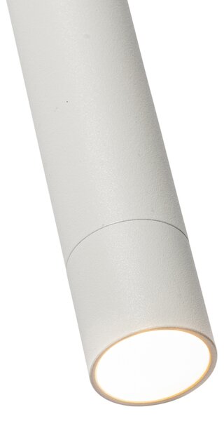 Moderný koľajnicový systém s 5 závesnými svietidlami biely 1-fázový - Iconic Frini