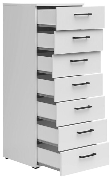 KOMODA, biela, 45/115/40 cm Carryhome - Komody