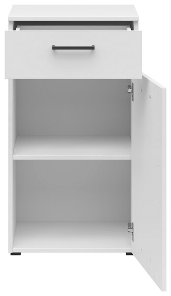 KOMODA, biela, 45/83/40 cm Carryhome - Komody