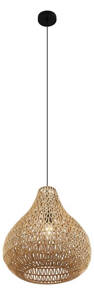 Škandinávske závesné svietidlo hnedé 45 cm - Lina Natural