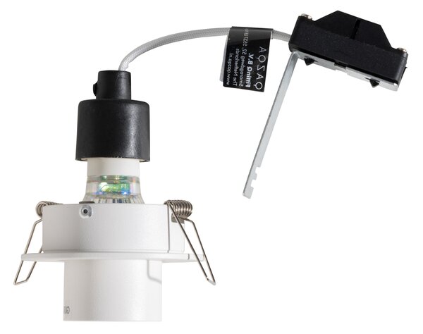Moderné zabudované bodové svetlo biele GU10 35 mm okrúhle výkyvné - Installa