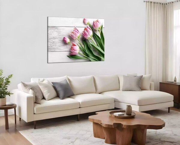 Obraz na stenu Ružové tulipány