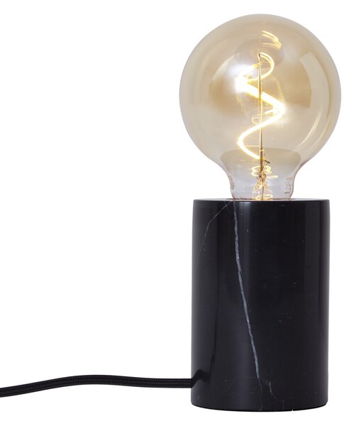 Moderná stolná lampa čierny mramor - Marissa