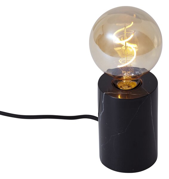 Moderná stolná lampa čierny mramor - Marissa