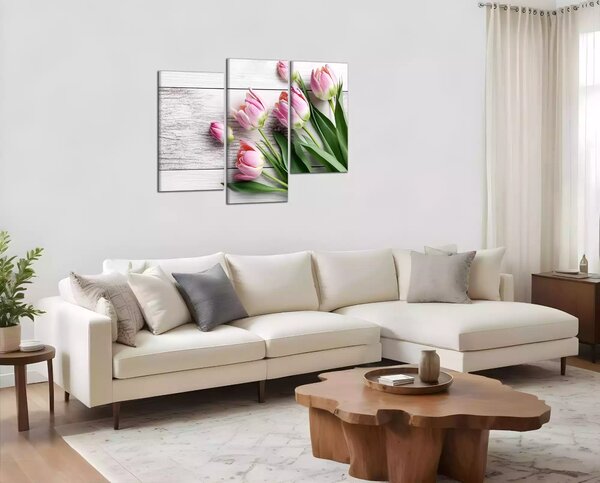 Obraz na stenu Ružové tulipány