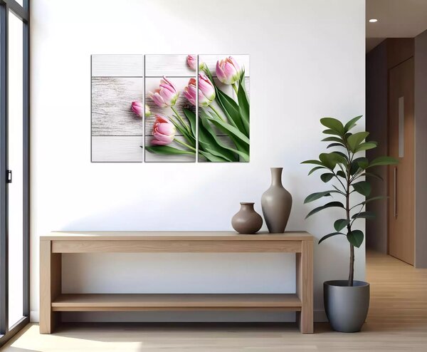 Obraz na stenu Ružové tulipány