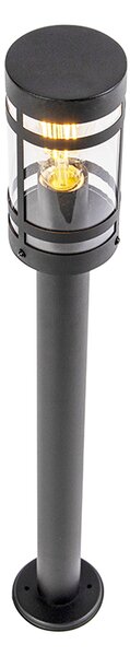 Moderná vonkajšia lampa čierna 80 cm IP44 - Gleam