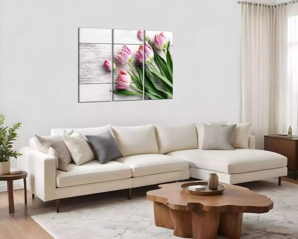 Obraz na stenu Ružové tulipány