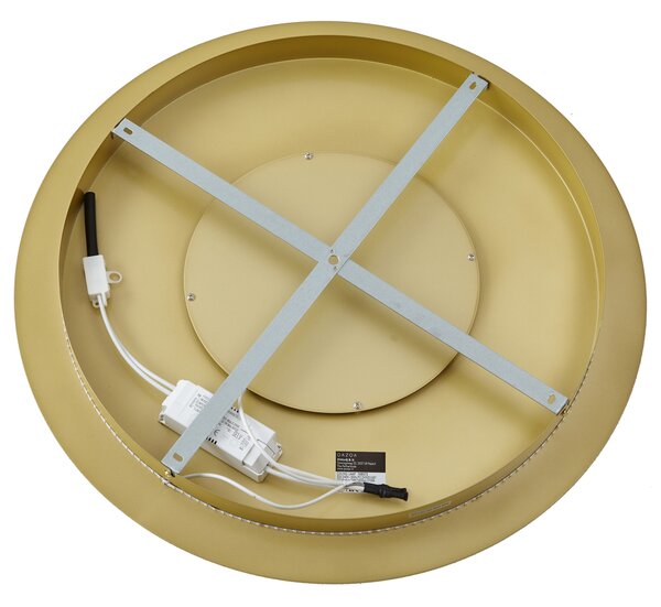 Moderné stropné svietidlo zlaté 60 cm vrátane LED s 3-stupňovým stmievaním - Morning
