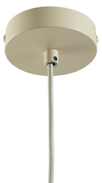 Japandi závesná lampa béžová s látkovým tienidlom - Bida
