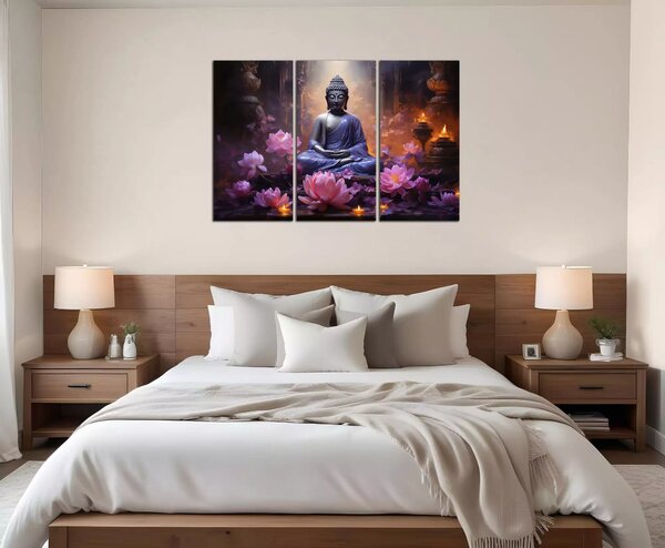 Obraz na plátne Budha a svätyňa