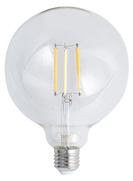 Sada 5 ks Inteligentné stmievateľné LED žiarovky E27 G125 číre 7W 806lm 2700-6500K
