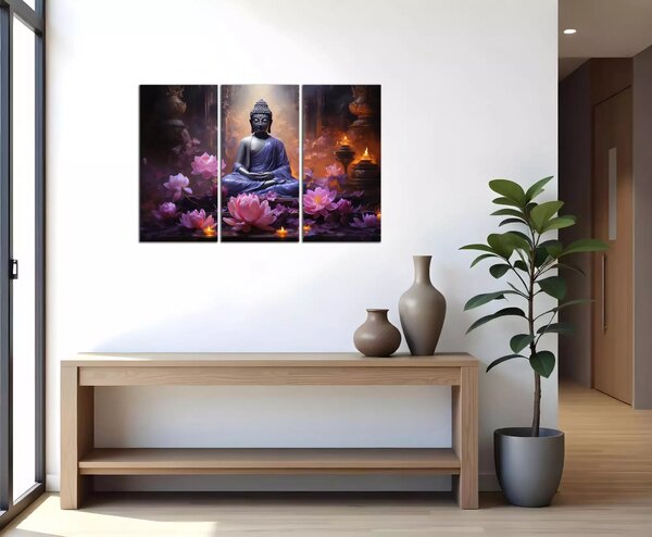 Obraz na plátne Budha a svätyňa
