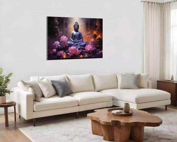 Obraz na plátne Budha a svätyňa