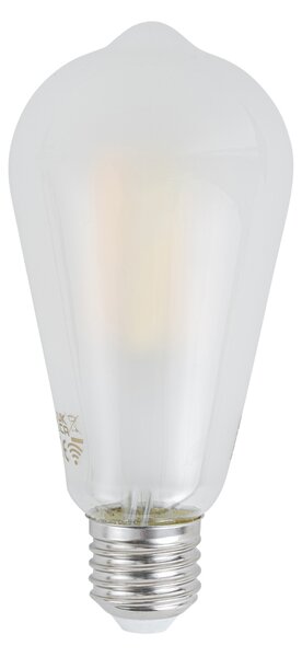 Sada 5 ks Inteligentné stmievateľné LED žiarovky E27 ST64 matné 7W 806 lm 2700-6500K