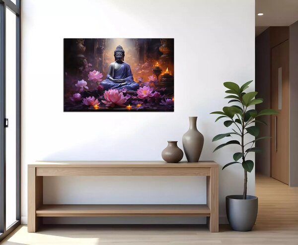 Obraz na plátne Budha a svätyňa