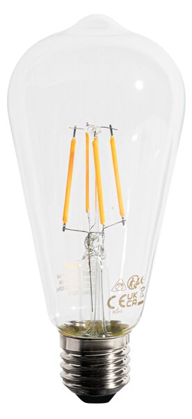 Sada 5 LED žiaroviek E27 A60 so súmrakovým senzorom 4W 400 lm 2200K