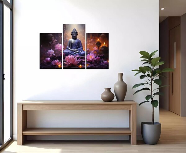 Obraz na plátne Budha a svätyňa