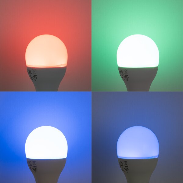 Sada 5 Smart E14 LED žiaroviek G45 Opál RGBW 4.9W 470 lm 2700-6500K