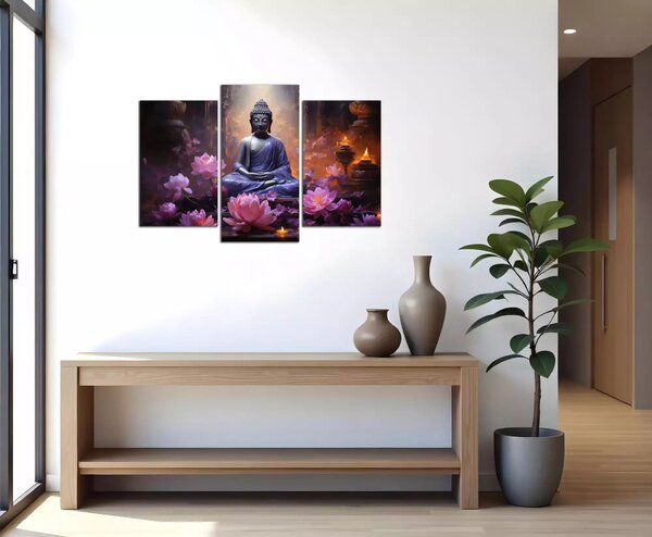 Obraz na plátne Budha a svätyňa