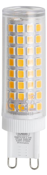 Sada 2 stmievateľných LED žiaroviek G9 5,5 W 500 lm 2700 K