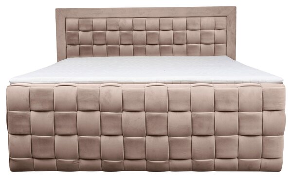 BOXSPRINGOVÁ POSTEĽ, 180/200 cm, béžová Livetastic - Online Only spálne, Online Only
