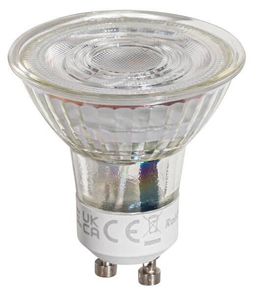 Sada 5 LED žiaroviek GU10 50 mm číra 4,5 W 360 lm 2700 K