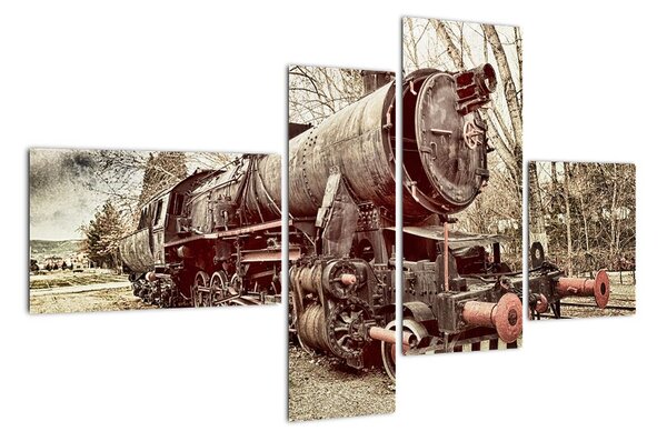 Obraz lokomotívy (Obraz 110x70cm)