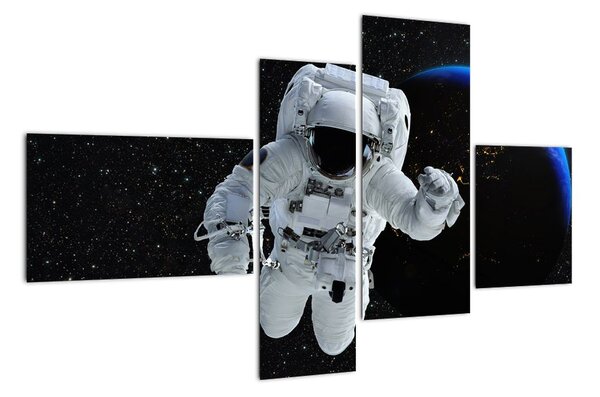 Obraz astronauta vo vesmíre (Obraz 110x70cm)