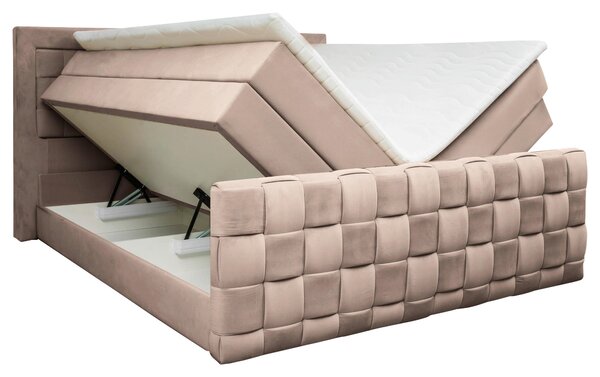 BOXSPRINGOVÁ POSTEĽ, 180/200 cm, béžová Livetastic - Online Only spálne, Online Only