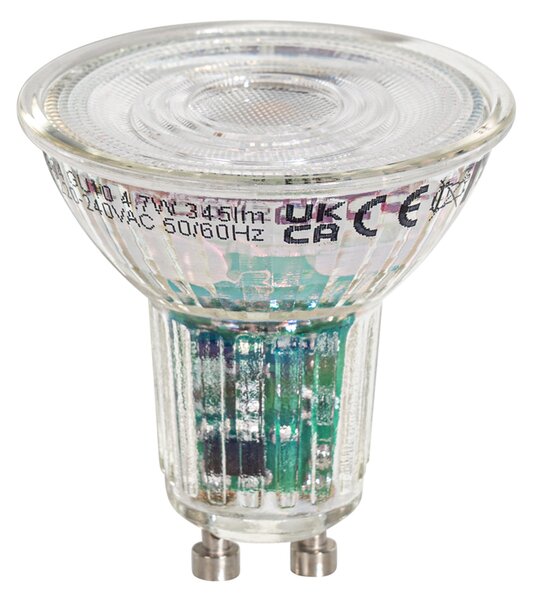 Sada 5 inteligentných LED žiaroviek GU10 50 mm číra 4,7 W 345 lm 2200 – 4000 K