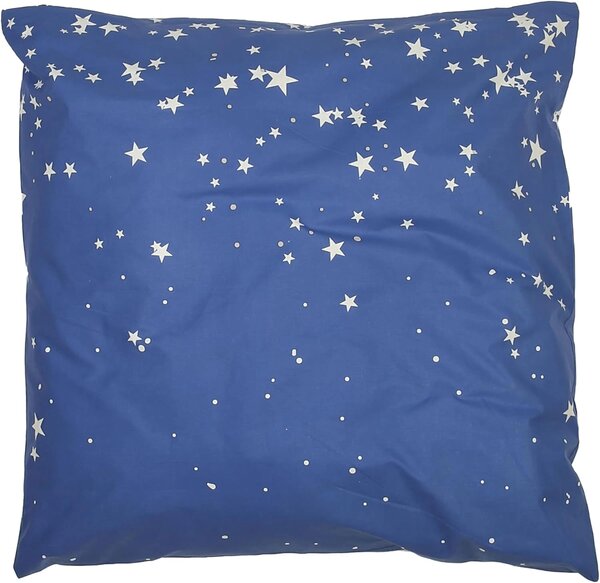 Svietiace bavlnené obliečky do postieľky MAGIC STARS modré Rozmer obliečky: 40 x 60 cm | 100 x 135 cm