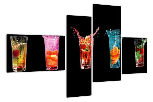 Obraz do kuchyne - letné drinky (Obraz 110x70cm)