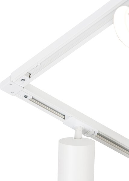 Moderný koľajnicový systém s 5 bielymi reflektormi 1-fázový GU10 70mm - Iconic Jeana Luxe