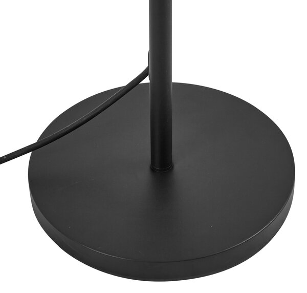 Vonkajšia stojaca lampa čierna so zeleným lanovým tienidlom IP44 - Virginia Jayla