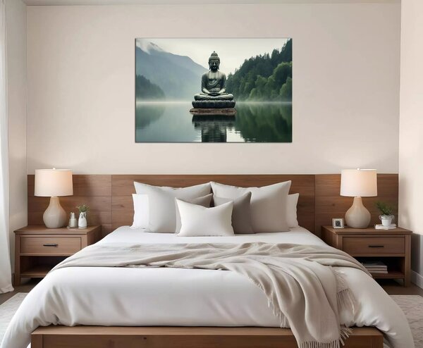 Obraz na stenu Budha na jazere