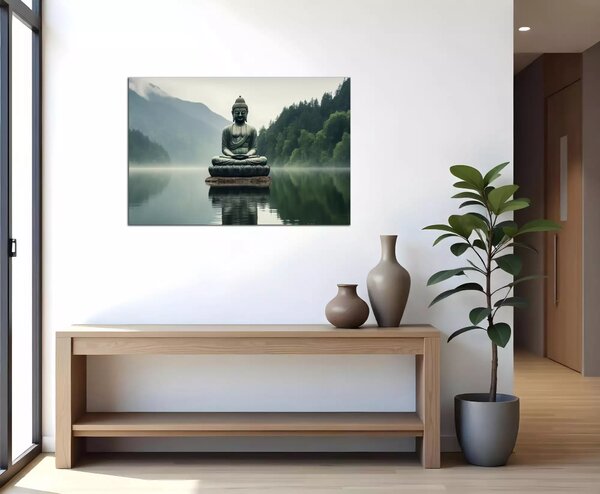 Obraz na stenu Budha na jazere