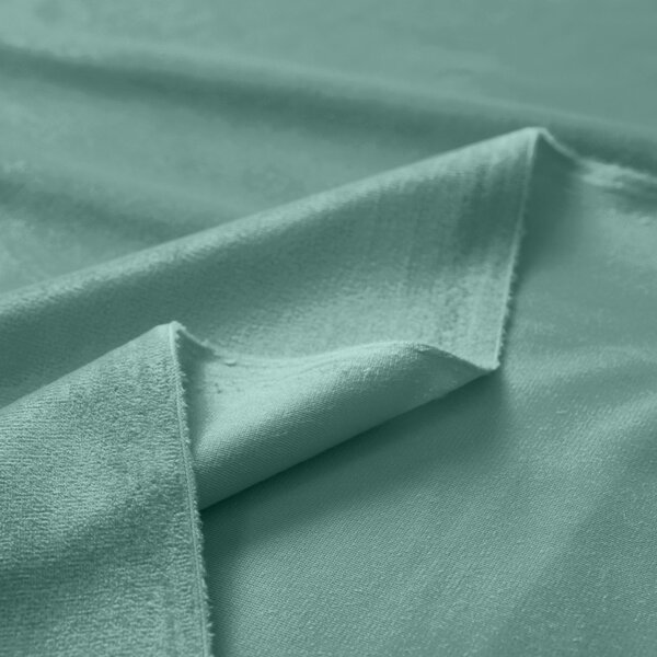 Zamatová látka Velvet Prémium SVP-048 Pastelová ľadovo zelená - šírka 145 cm
