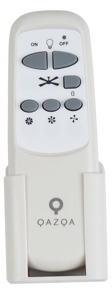 Stropný ventilátor čierny 132 cm vrátane LED s diaľkovým ovládaním - Cool Anello
