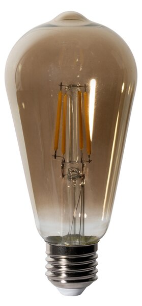 Sada 5 stmievateľných LED žiaroviek E27 ST64 dymové sklo 5W 450 lm 2700K