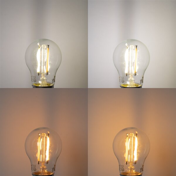 Sada 5 inteligentných LED žiaroviek E27 P45 4,5 W 470 lm 1800-4000K