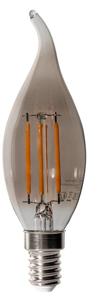 Sada 5 stmievateľných LED žiaroviek E14 BXS35 Smoke 4W 300 lm 2200K