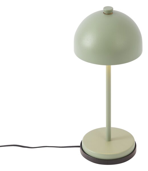 Stolná lampa zelená vrátane LED IP54 nabíjateľná s nabíjacou stanicou - Squirrel