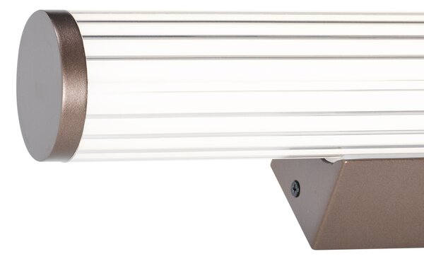 Retro nástenná lampa bronzová 40cm vrátane LED IP44 - Coco