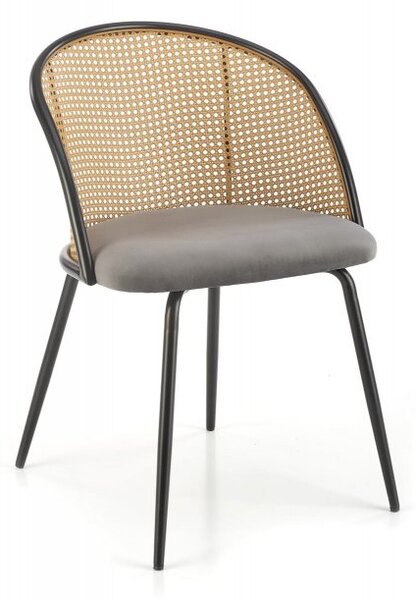Halmar Jedálenská stolička / kreslo K508 sivá